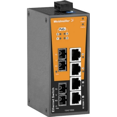 Weidmüller IE-SW-BL06-4POE-2SC