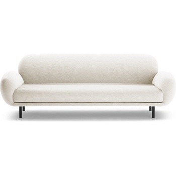 Micadoni Бял диван от букле 208 cm Poppy - Micadoni (MIC_3S_101_F1_POPPY1)