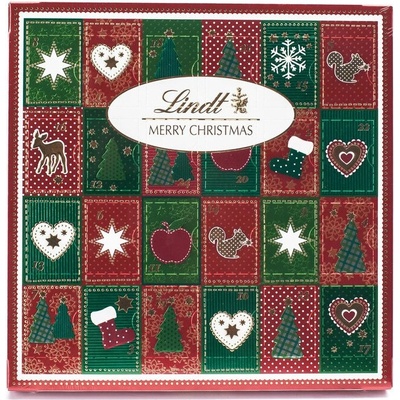 Lindor Lindt Lindt Adventný kalendár Sladké Vianoce, 115g