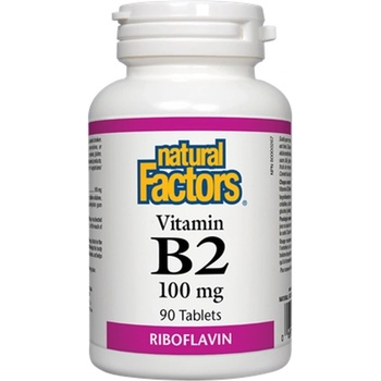 Image 1 of Natural Factors Vitamin B2 100 mg [90 Таблетки]