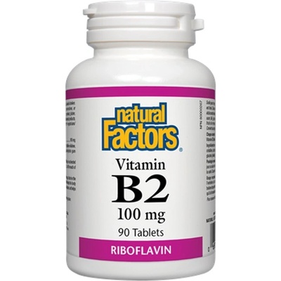 Natural Factors Vitamin B2 100 mg [90 Таблетки]
