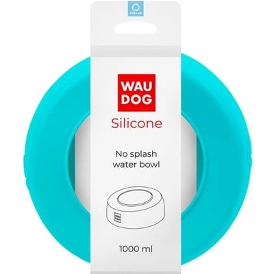 Waudog Miska silikón no splash 1 l
