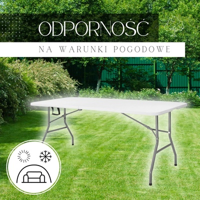 Springos GF0108 SKLADACÍ CATERINGOVÝ STÔL 180 X 74 X 74 CM