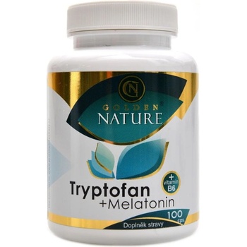 Golden-Nature Tryptofan+Melatonin+B6 100 kapsúl