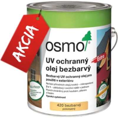 Osmo 420 UV ochranný olej farebný 0,005 l bezbarvý