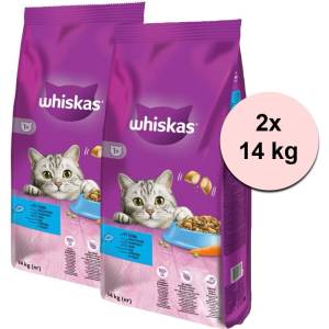 Whiskas с риба тон 2 x 14 кг