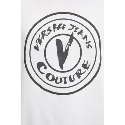 Versace Jeans Couture Памучна тениска Versace Jeans Couture (78GAHE08.CJ00E)