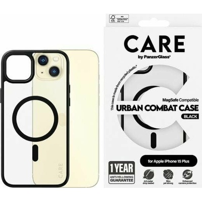 PanzerGlass CARE by PanzerGlass Urban Combat Case iPhone 15 Plus 6.7 MagSafe black/black 1427