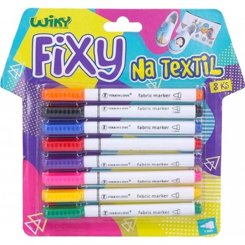Fixy na textil 8 ks