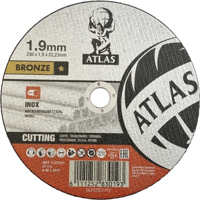 Atlas Řezný kotouč 230 x 1.9 mm A46T BF41 66252821753