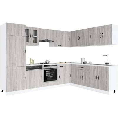 vidaXL Комплект кухненски шкафове от 14 части Kalmar, инженерно дърво (3314977)