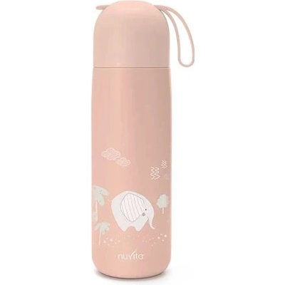 Nuvita Termoska se silikonovým držákem English Rose 400 ml