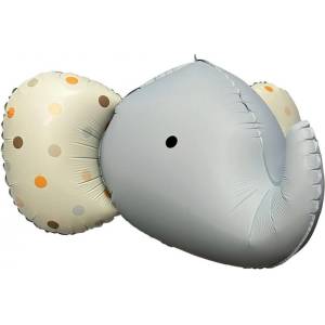 GoDan Сив 3d фолиев балон слонче с матов ефект (bf-hssm)