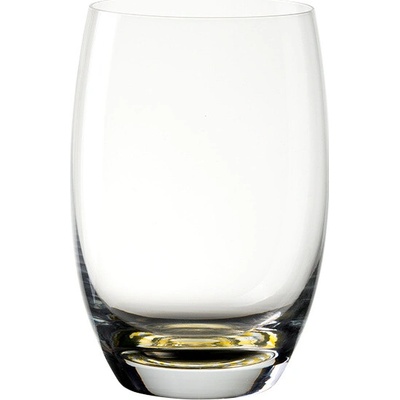 Lunasol Pohár tumbler so žltým špirálovým dnom Optima Glas 460 ml