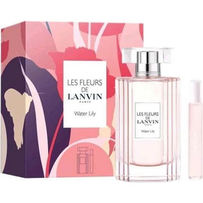 Lanvin Les Fleurs Water Lily toaletná voda 50 ml + toaletná voda Miniature 7,5 ml, darčeková súprava pre ženy