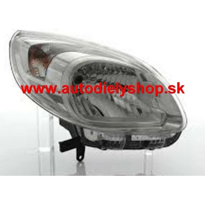 Renault KANGOO 3/2013- svetlo H4 Pravé strieborné / DEPO