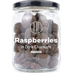 BrainMax Pure Pure® Raspberries in Dark Chocolate, Лиофилизирани малини в черен шоколад, 185 гр