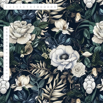 Botanická elegance teplákovina by MIMI [supreme]