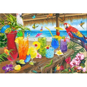 Bluebird Puzzle - Puzzle Tropical Colors - 1 000 piese
