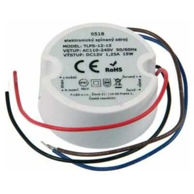 T-LED, LED zdroj 12V 15W IP67