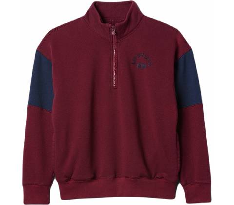 GAP Half Zip vínová