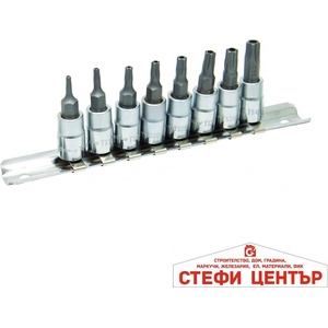 Topmaster Professional Накрайници вложки к-т 1/4"8бр размери ts8-40 tmp (330149) - steficenter