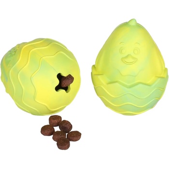 Flamingo Aara - Гумена играчка за кучета за пълнене с лакомства, 10.2 см