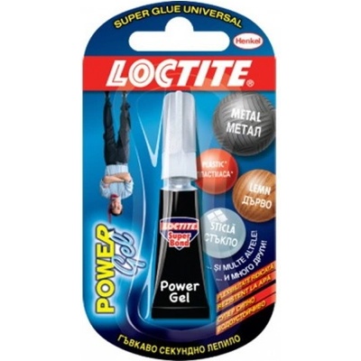 Henkel Секундно еластично лепило, гел, прозрачно, 3г. , черно (ok4822)