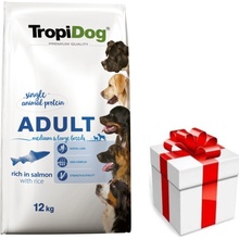 TropiDog Premium Adult Medium & Large losos 12 kg