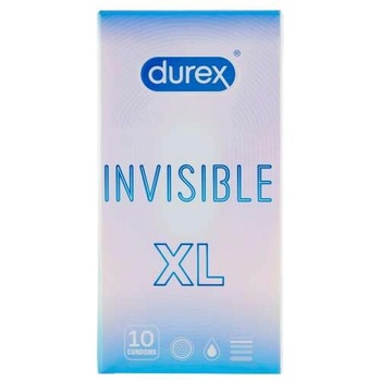 Image 1 of Durex Invisible XL презерватив 10бр (5949031350072)