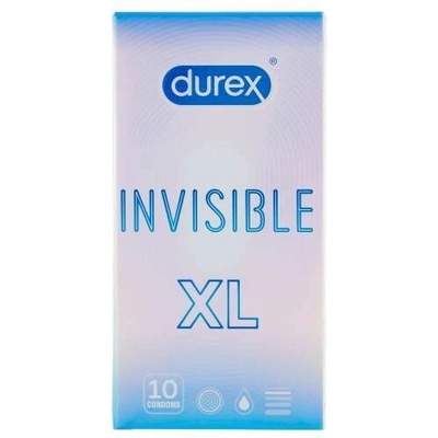 Durex Invisible XL презерватив 10бр (5949031350072)