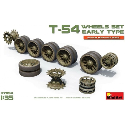 T-54 Wheels Set Early Type MiniArt 1:35