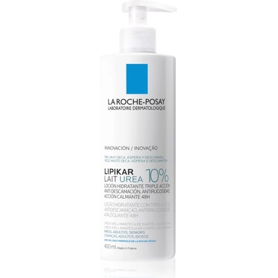 La Roche-Posay Lipikar Lait Urea 10% успокояващ лосион за тяло за много суха кожа 400ml