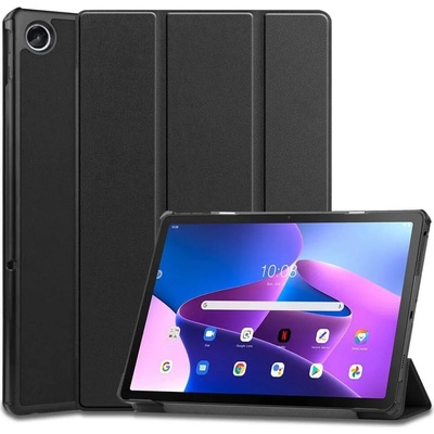 Tech-Protect Smartcase - кожен кейс и поставка за Lenovo Tab M10 Plus 10.6 3rd Gen (2022) (черен)