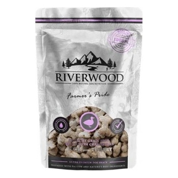 Riverwood - Хрупкави лакомства за кучета, патешко месо и пуйка, 200 гр
