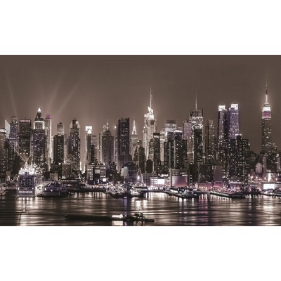 Postershop Fototapeta vliesováNoční New York rozměry 254x368 cm