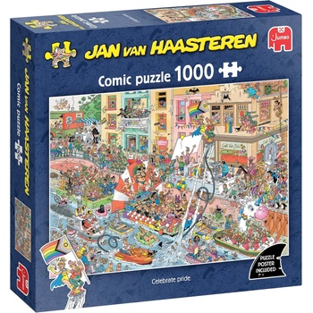 Jumbo Пъзел Jumbo от 1000 части - Парад на цветовете (1110100618)