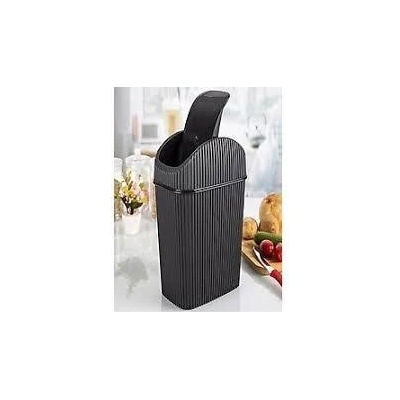 Кош с люлеещ капак мини тъмно Сиво 4 литра (107281/4)