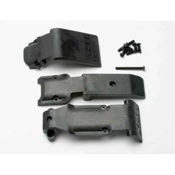 Traxxas Скид плейт гард шаси Траксас Рево Сумит Skid plate set, front (2 pieces, plastic)/ skid plate, rear, TRX5337 (TRX5337)