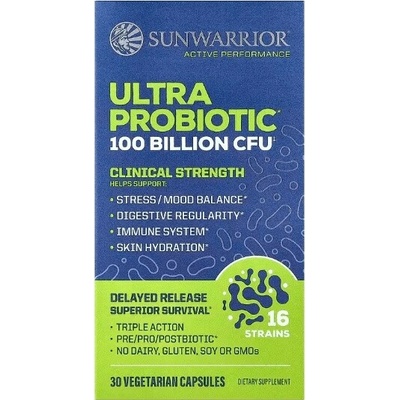 Sunwarrior Ultra Probiotic 100 Billion CFU 30 kapslí