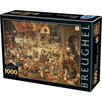 D-Toys Brueghel Netherlandish Proverbs 1000 dielov