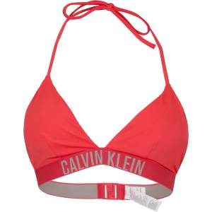 Calvin Klein Горнище Calvin Klein Triangle Bikini Top - Punch Pink
