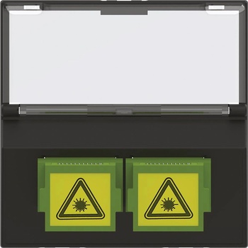 BTicino Розетка оптична 1xSCD/APC 2 мод. цвят Черен Classia - RG4268SC (RG4268SC)