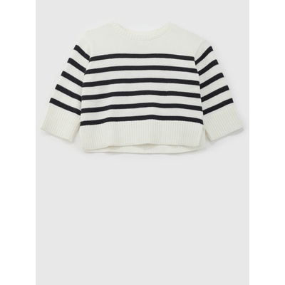 GAP Baby раиран суитшърт GAP GAP | Byal | Момичешки | 92