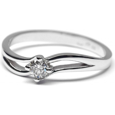 Klenoty Budín Luxusní diamantový zásnubní prsten s diamantem libovolná J 28270 17