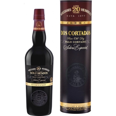 Sherry Dos Cortados Palo Cortado V.O.S 20y suché 21,5% 0,50 l (čistá fľaša)