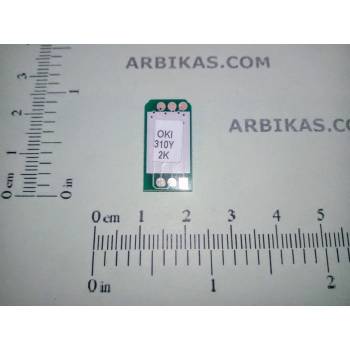 Image 1 of Compatible Ресет чип, 2k Yellow Oki C310 (44469704-CHIP)