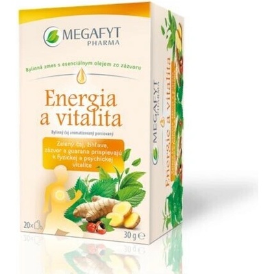 MEGAFYT Energia a vitalita bylinný čaj 20 x 1,5 g
