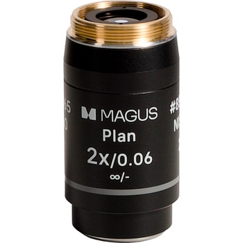 MAGUS Обектив MAGUS 2PL60 Plan 2х/0, 06 ∞/- H 60 mm (85065)