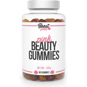 GymBeam BeastPink Pink Beauty Gummies 60 капс starfruit papaya cherry